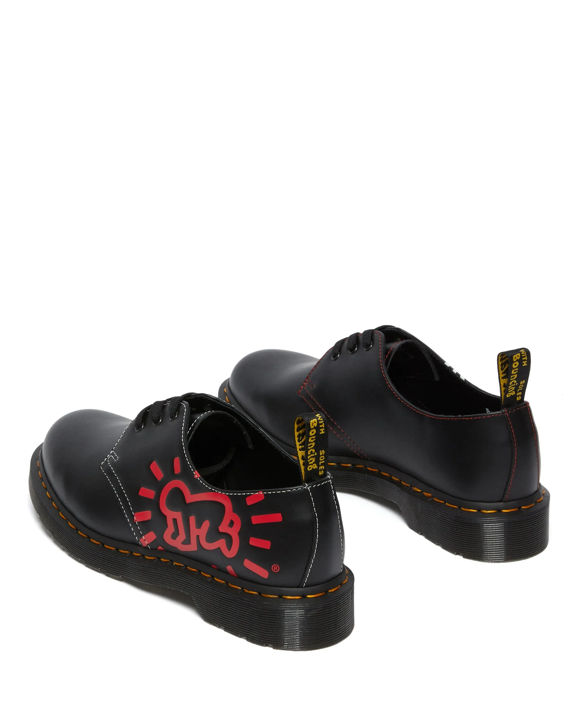 1461 KH ICN BLACK RED WHITE KEITH HARING ICN SMOOTH OXFORD