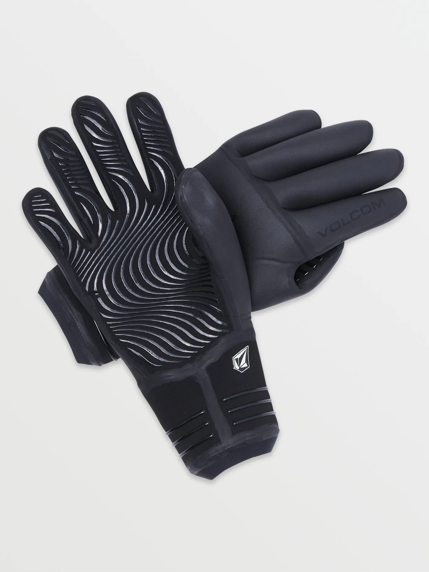 3mm 5 Finger Gloves - Black