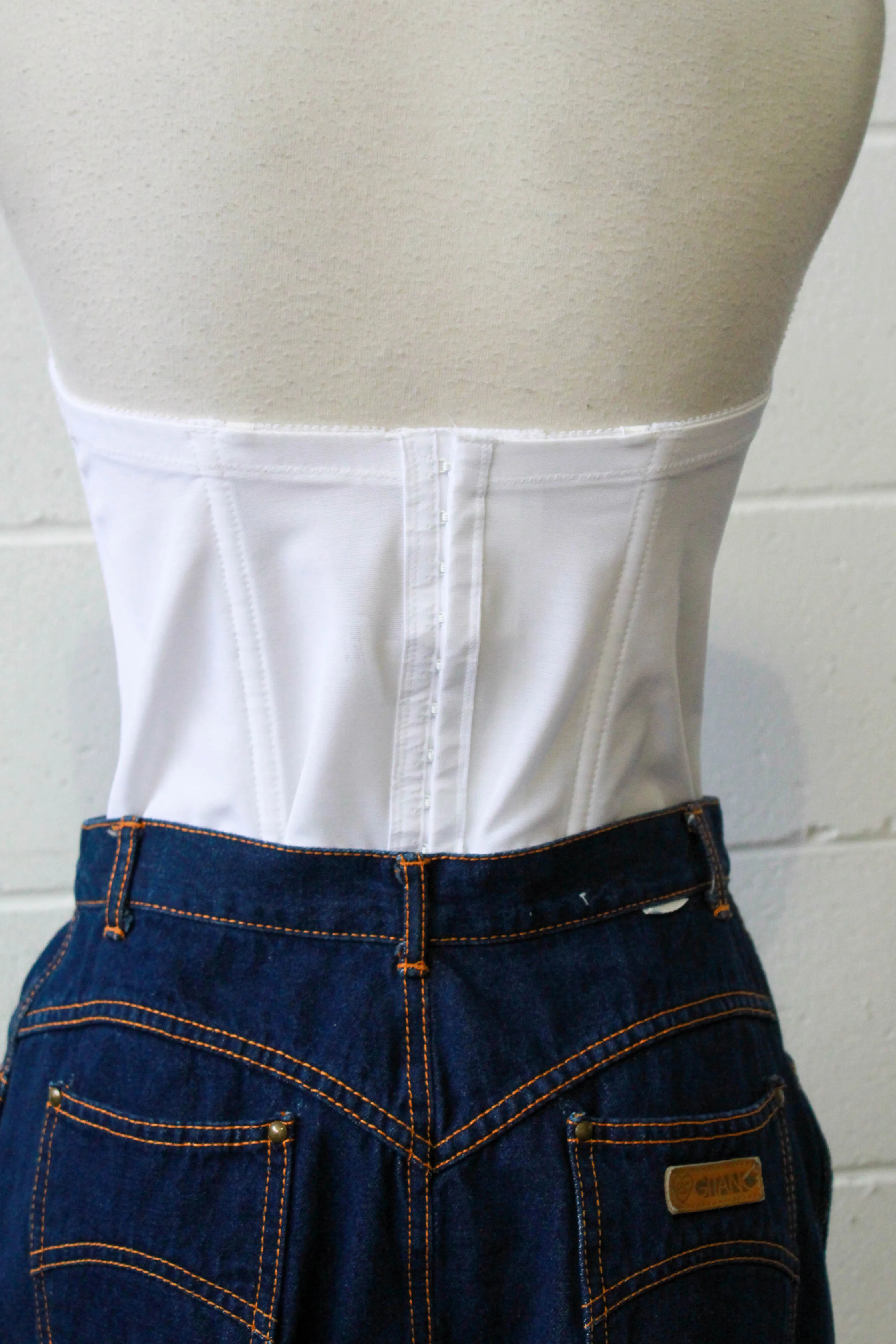 80s Gitano Dark Wash Denim Skirt, Waist 28"