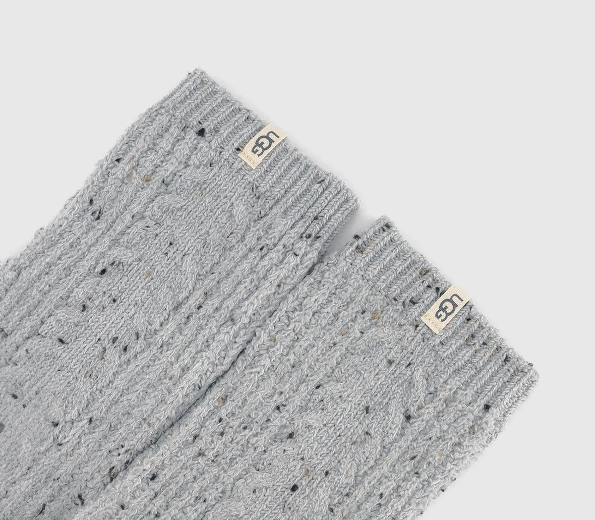 Accessories UGG Radell Cable Knit Socks Grey Speckled