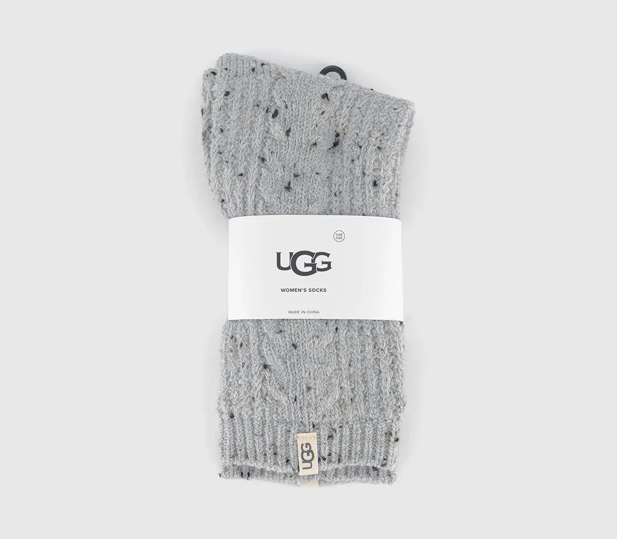 Accessories UGG Radell Cable Knit Socks Grey Speckled