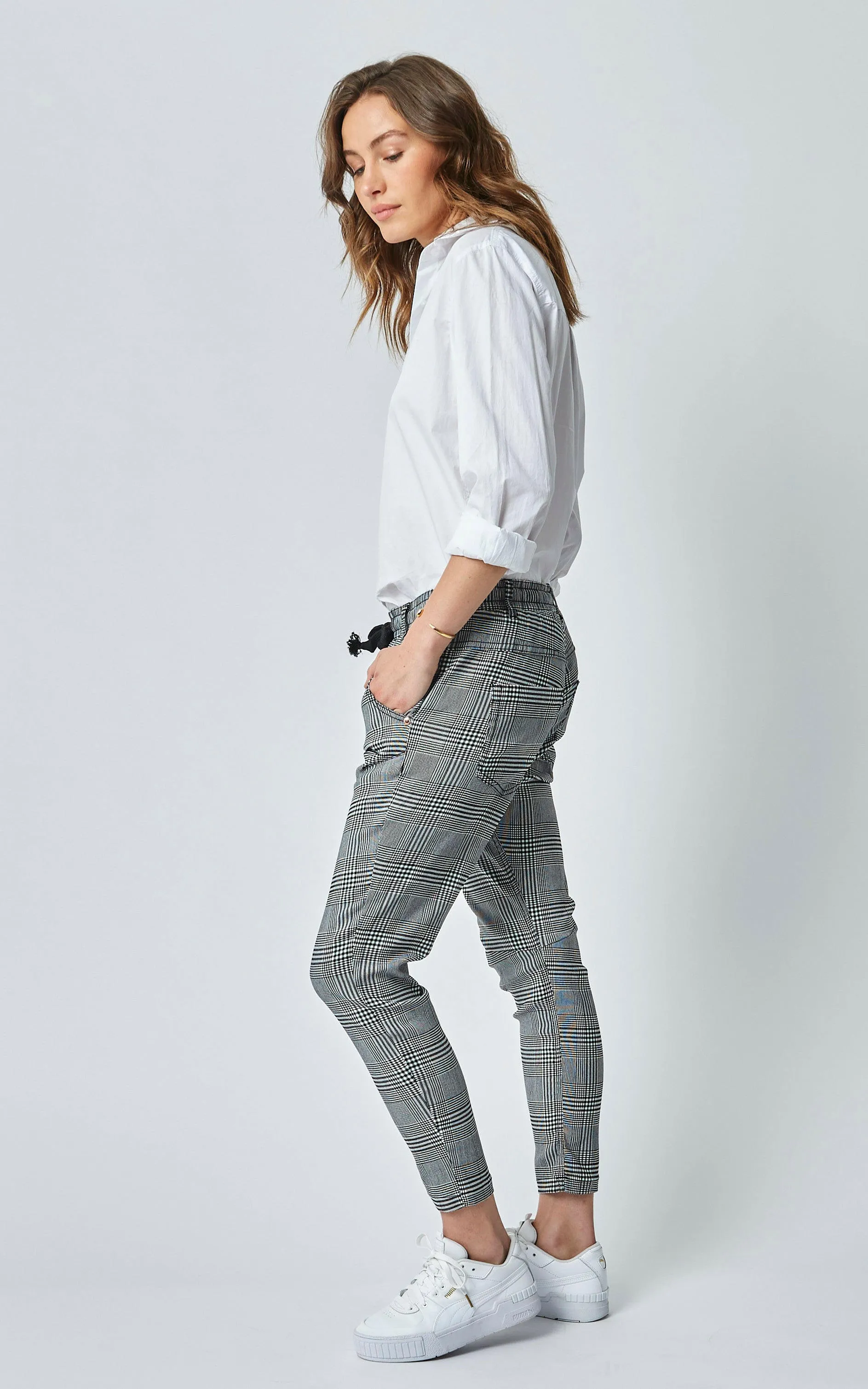 Active Mono Check Jeans