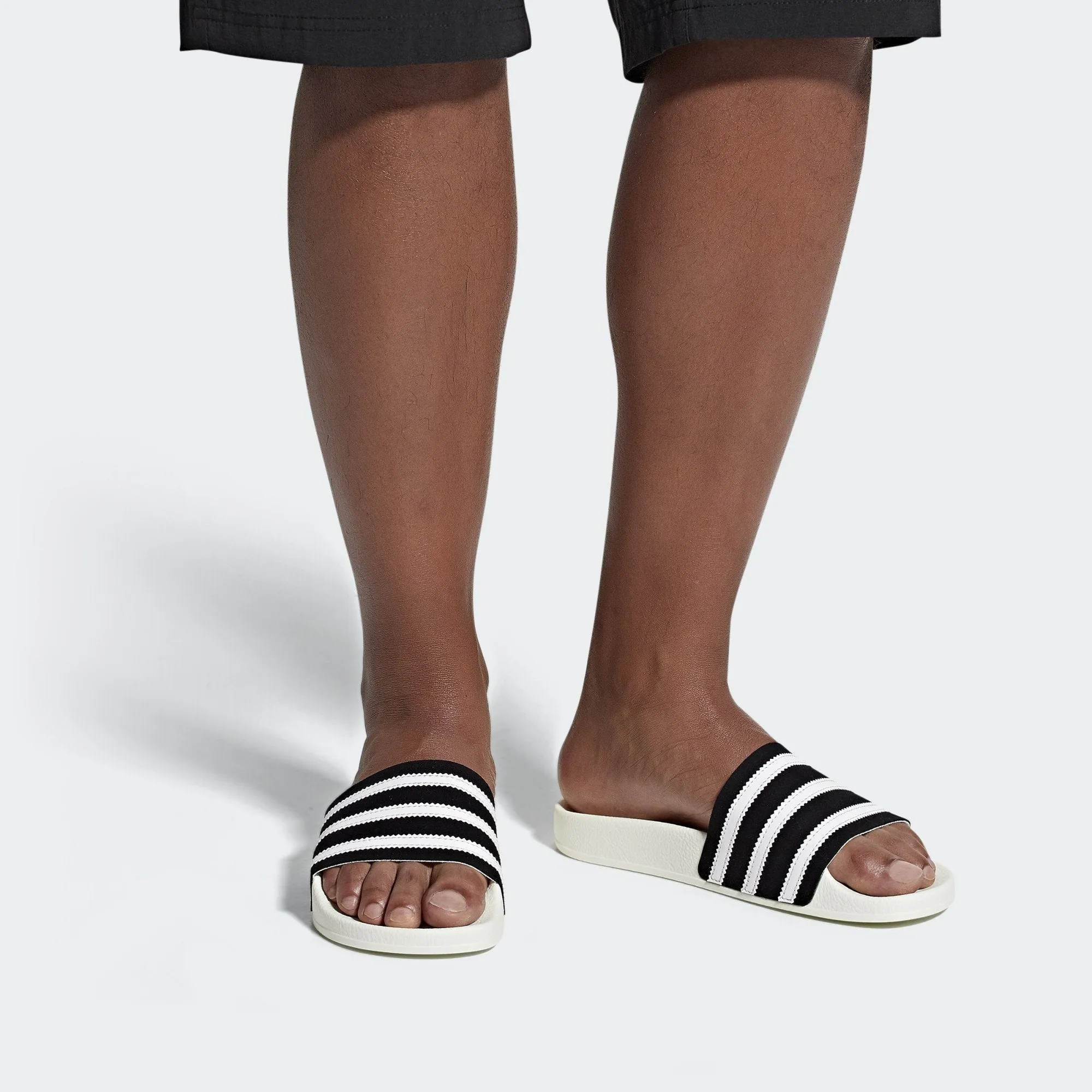 ADILETTE SLIDES CORE BLACK / CLOUD WHITE / OFF WHITE