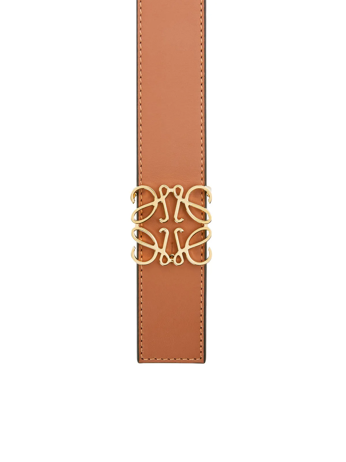 Anagram belt in smooth calfskin