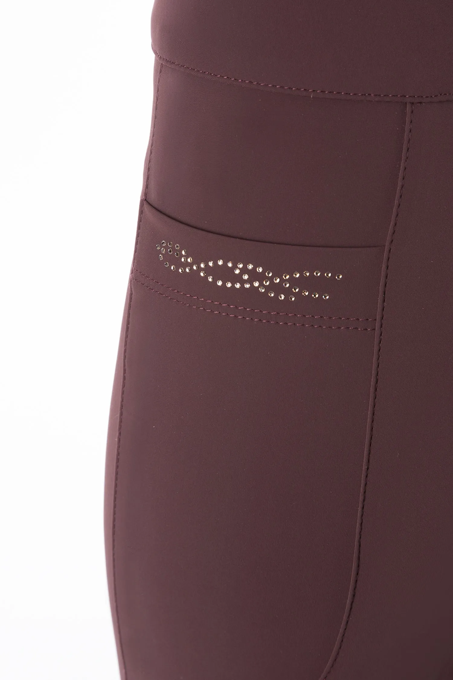 Animo 'Nettarine' High Rise Breeches in Mandol - Women's IT 38 (US 24)