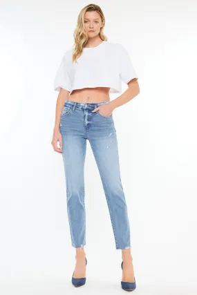 Ariana High Rise Straight Jeans