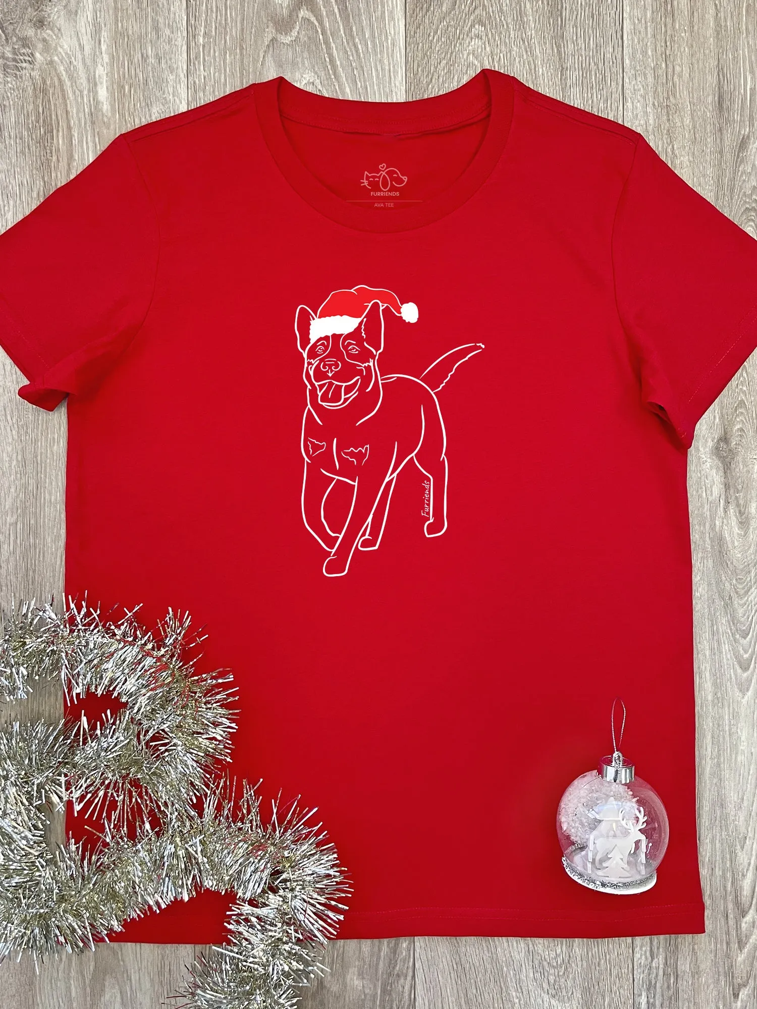 Australian Cattle Dog Christmas Edition Ava Women's Regular Fit Tee