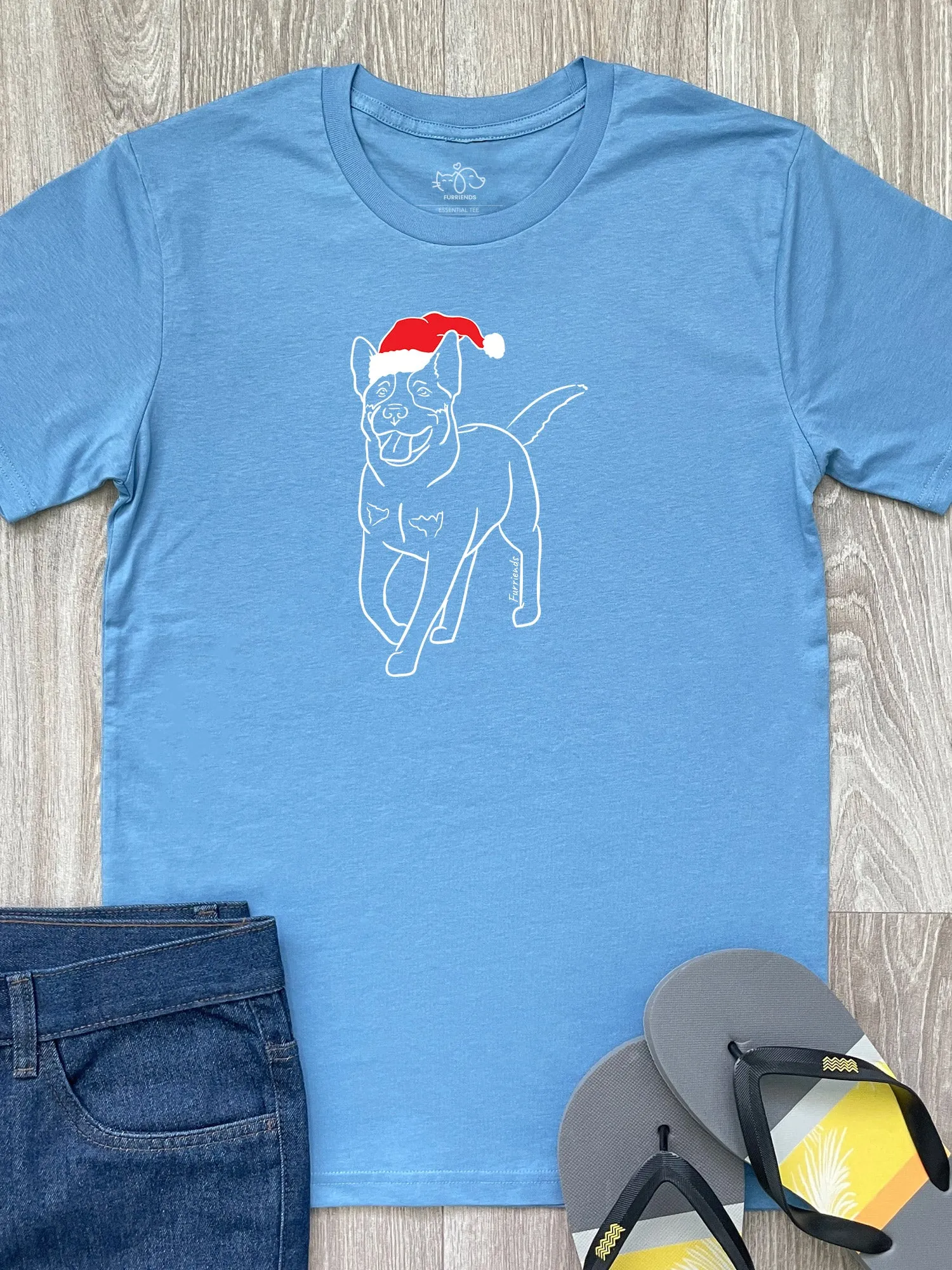 Australian Cattle Dog Christmas Edition Essential Unisex Tee