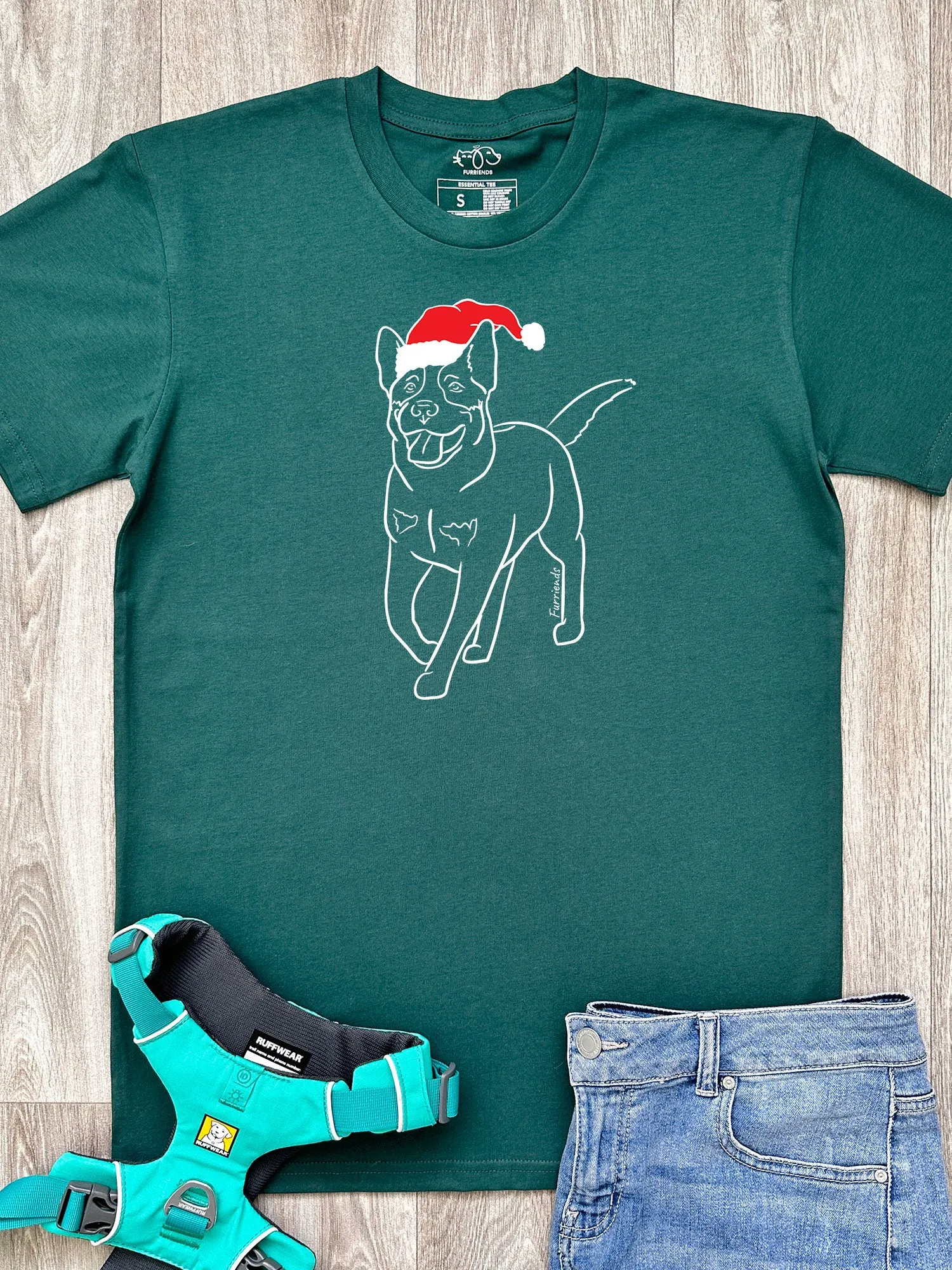 Australian Cattle Dog Christmas Edition Essential Unisex Tee