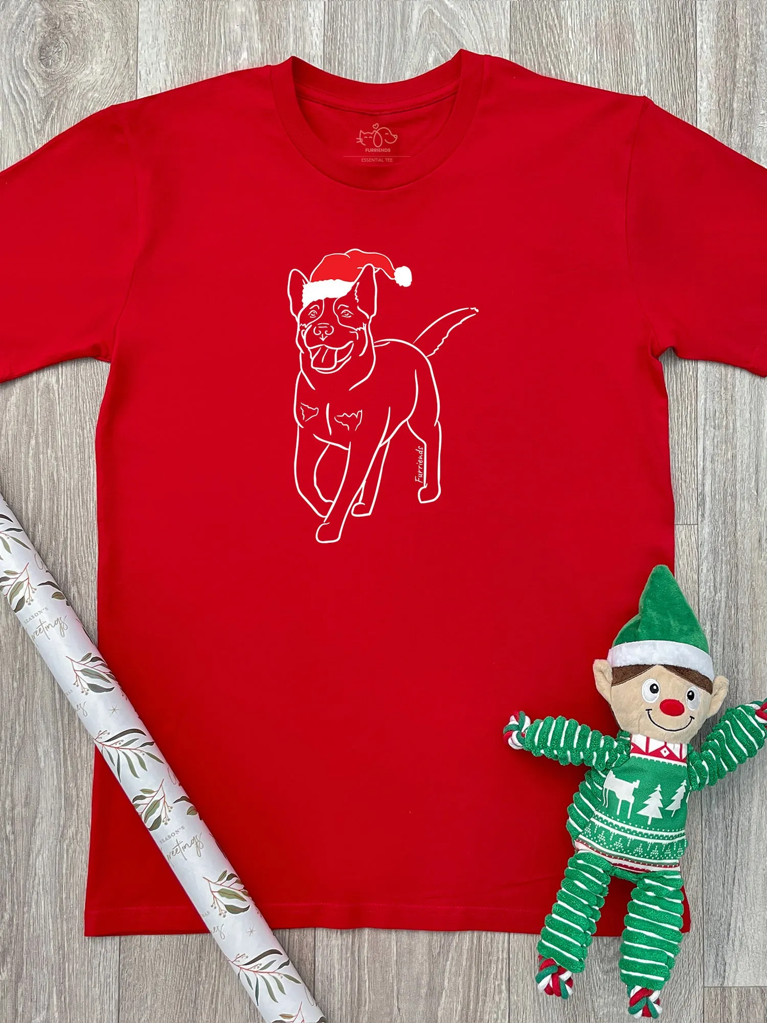 Australian Cattle Dog Christmas Edition Essential Unisex Tee