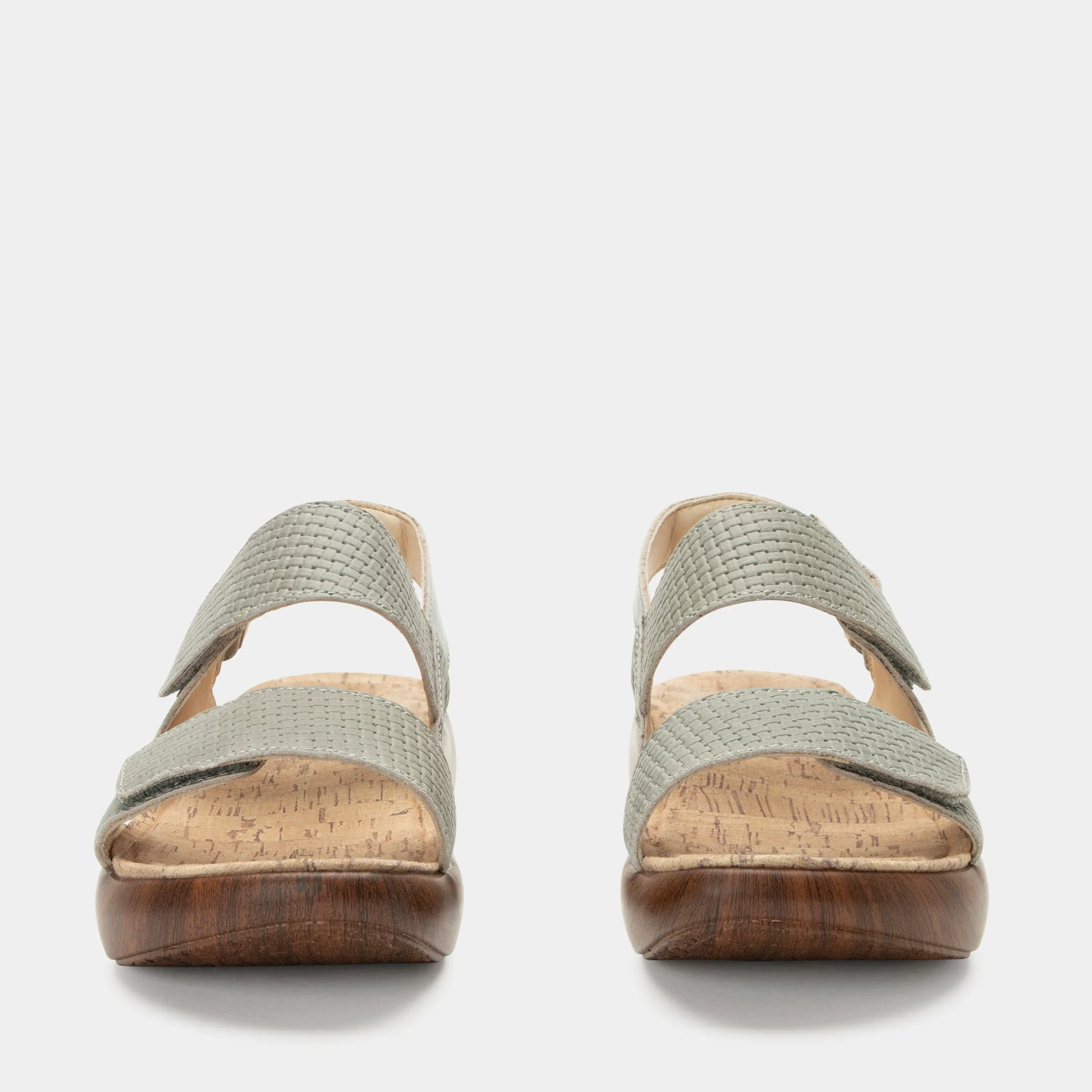 Bailee Woven Sage Sandal