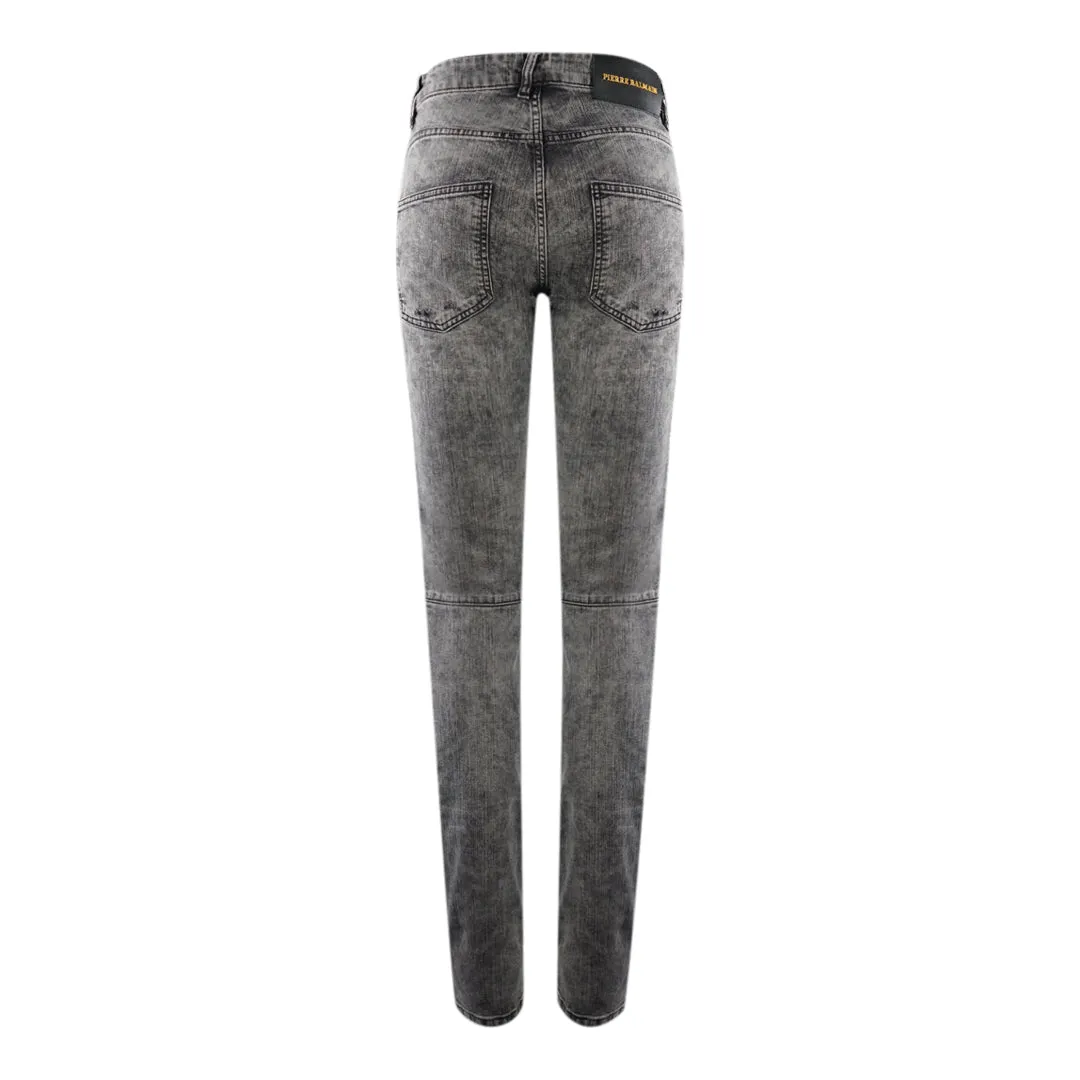 Balmain HP58202JR8261 Grey Jeans