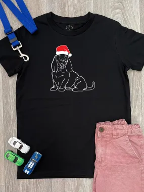 Basset Hound Christmas Edition Youth Tee