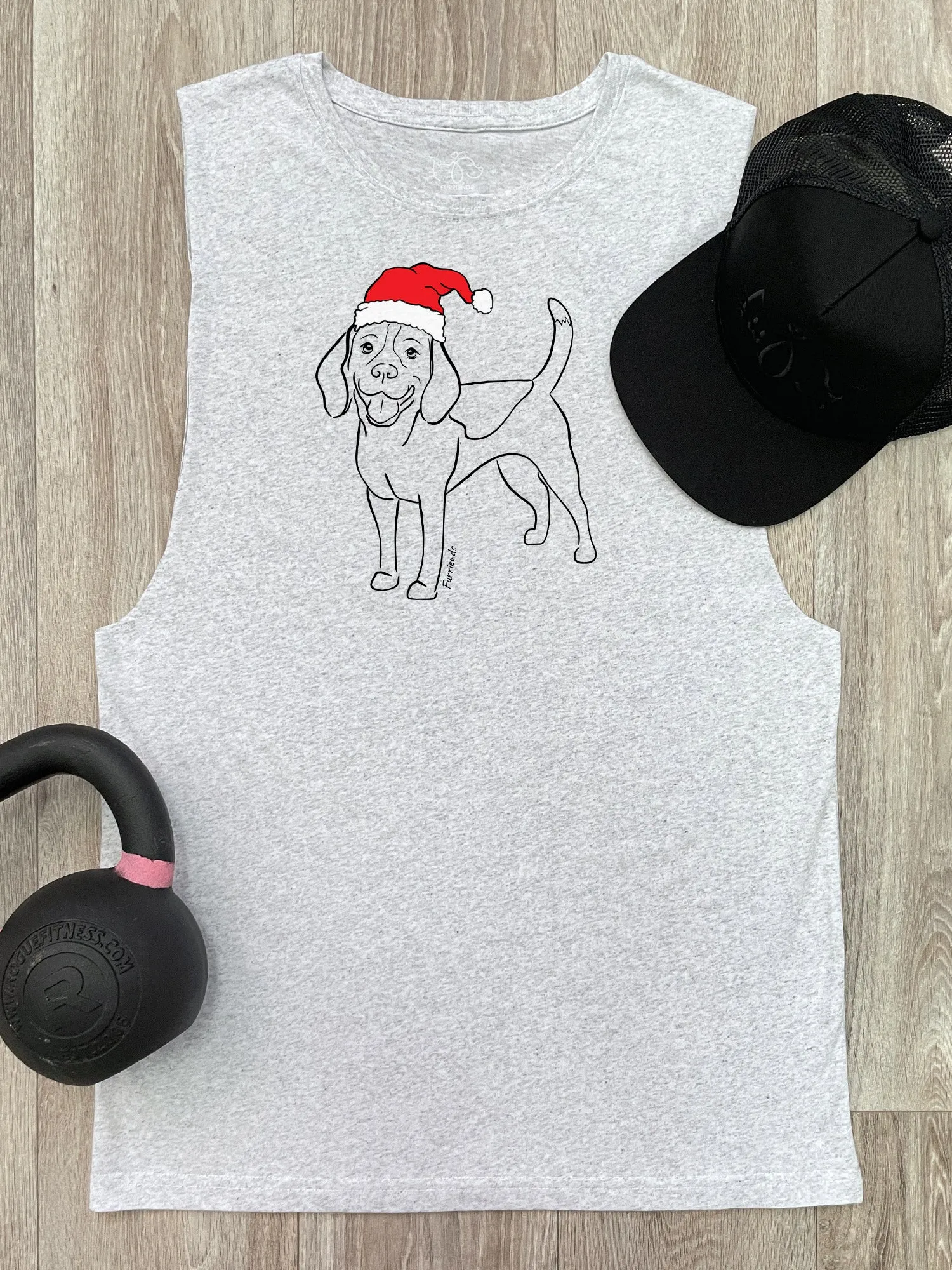 Beagle Christmas Edition Axel Drop Armhole Muscle Tank