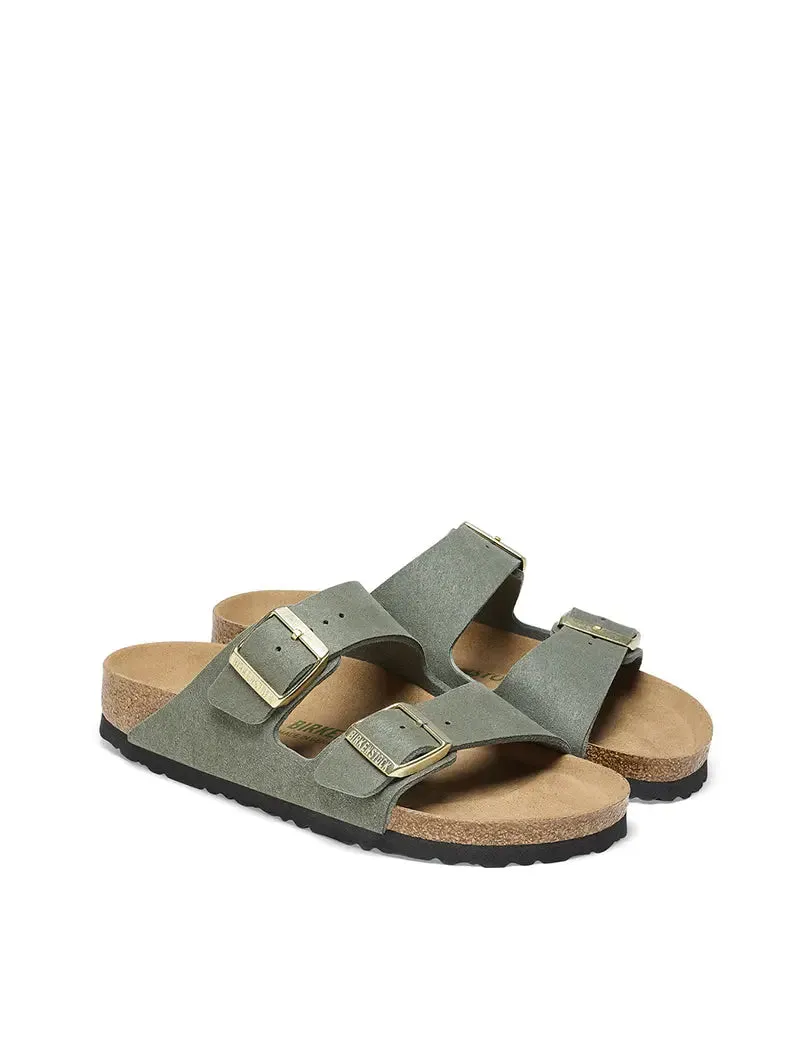 Birkenstock Womens Arizona Vegan Narrow Fit Soft Thyme