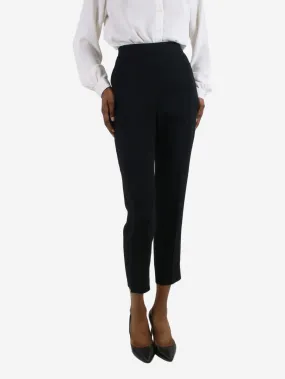 Black high-rise tailored trousers - size IT 38