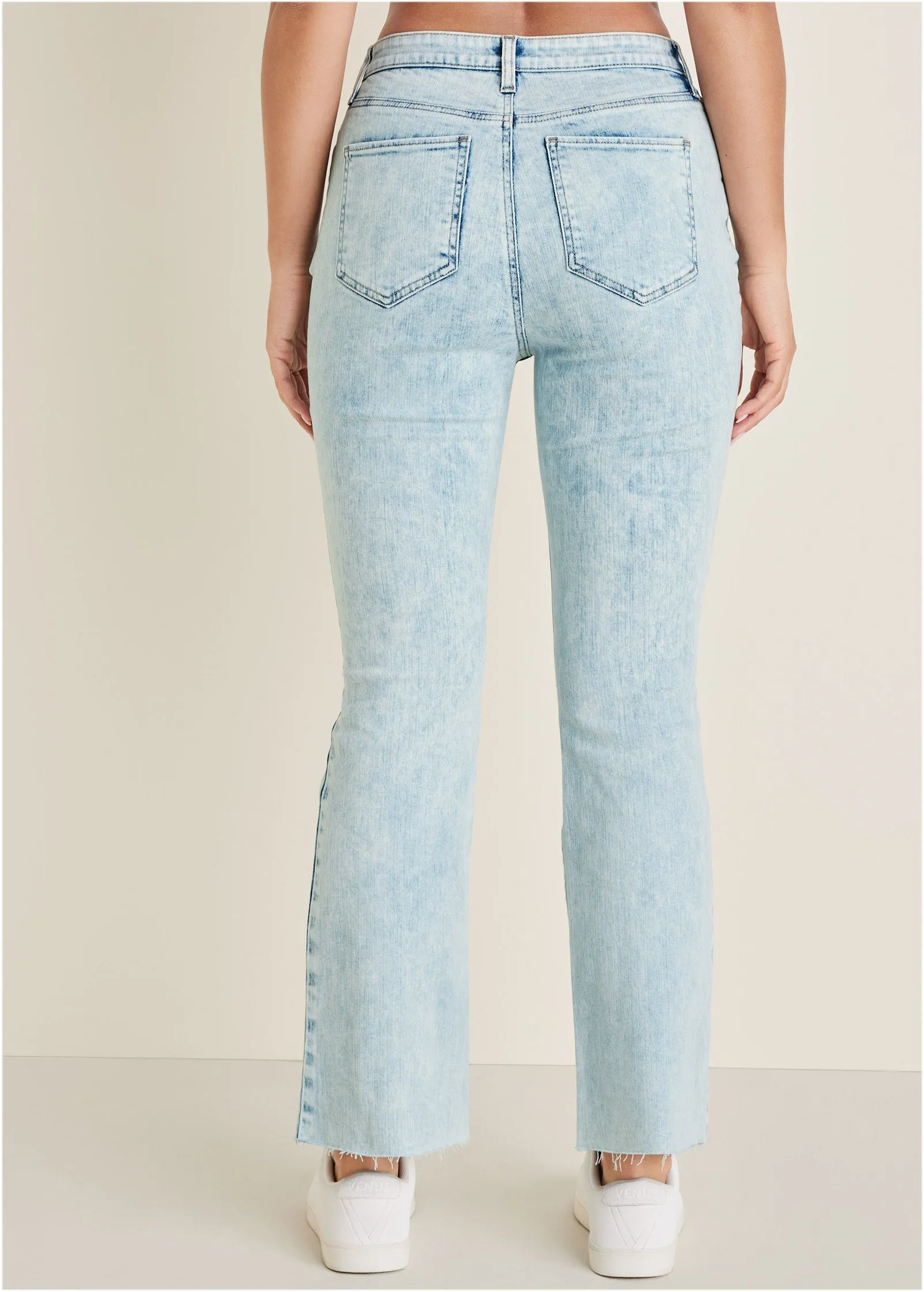 Brigitte Kick Flare Jeans - Acid Wash