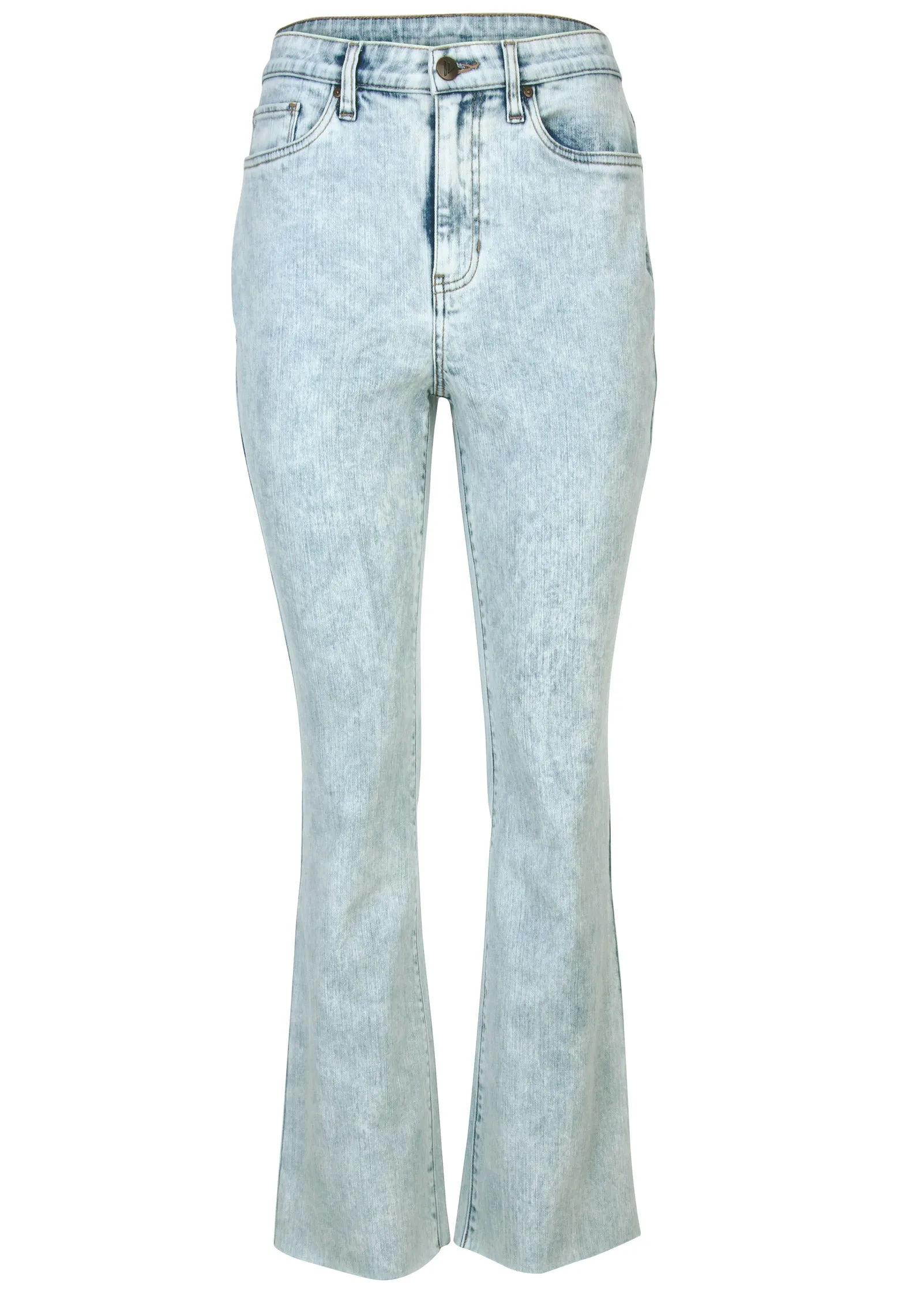 Brigitte Kick Flare Jeans - Acid Wash