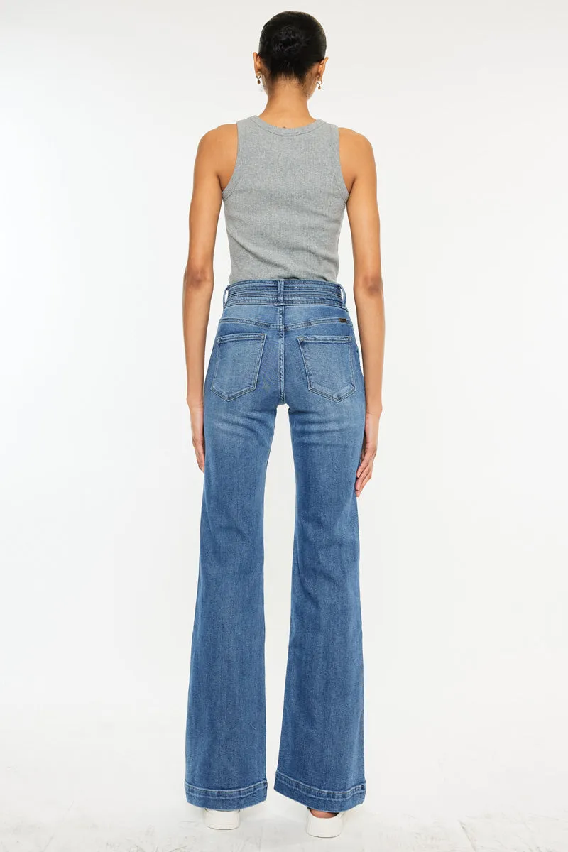 Carlyle High Rise Flare Jeans