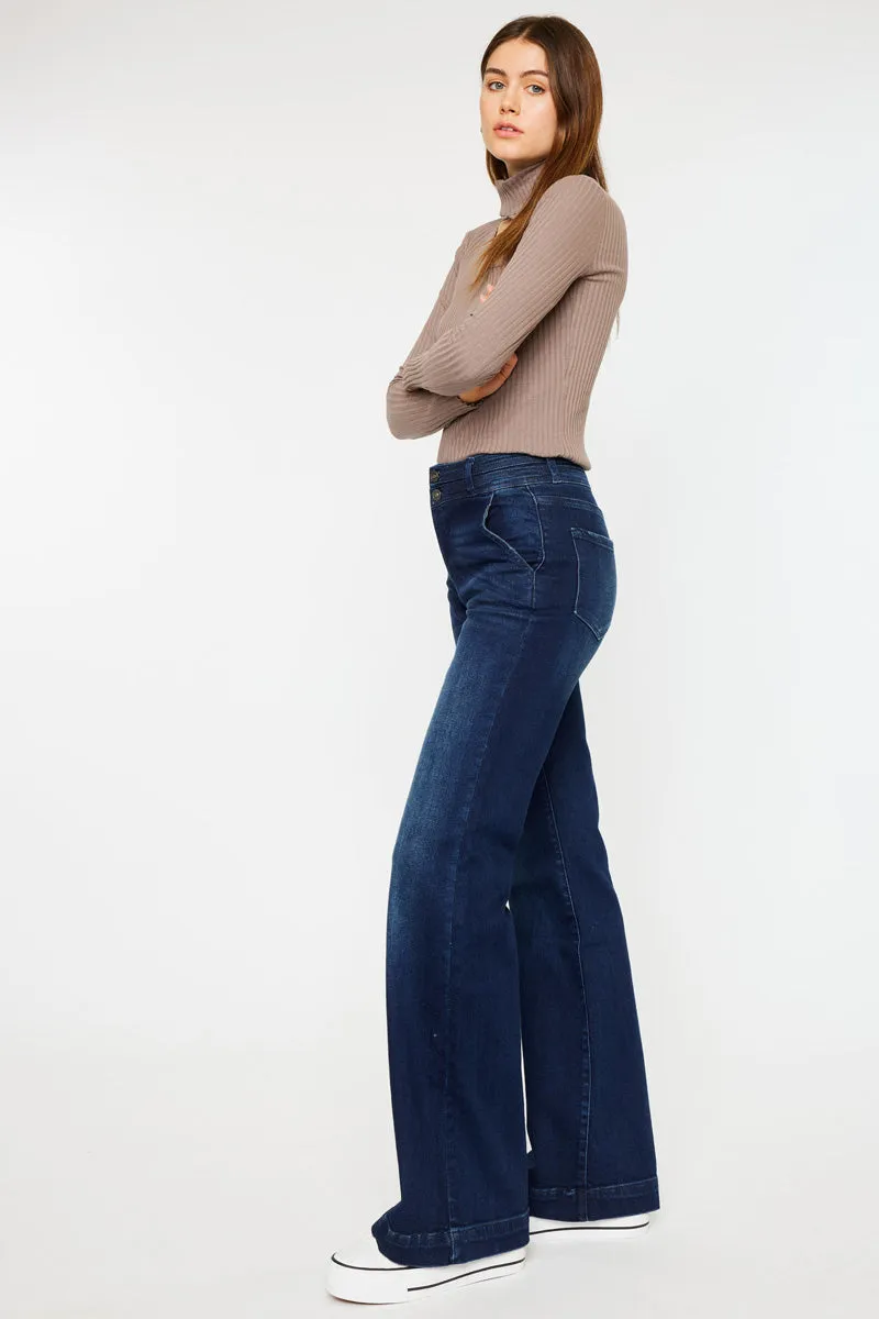 Carlyle High Rise Flare Jeans