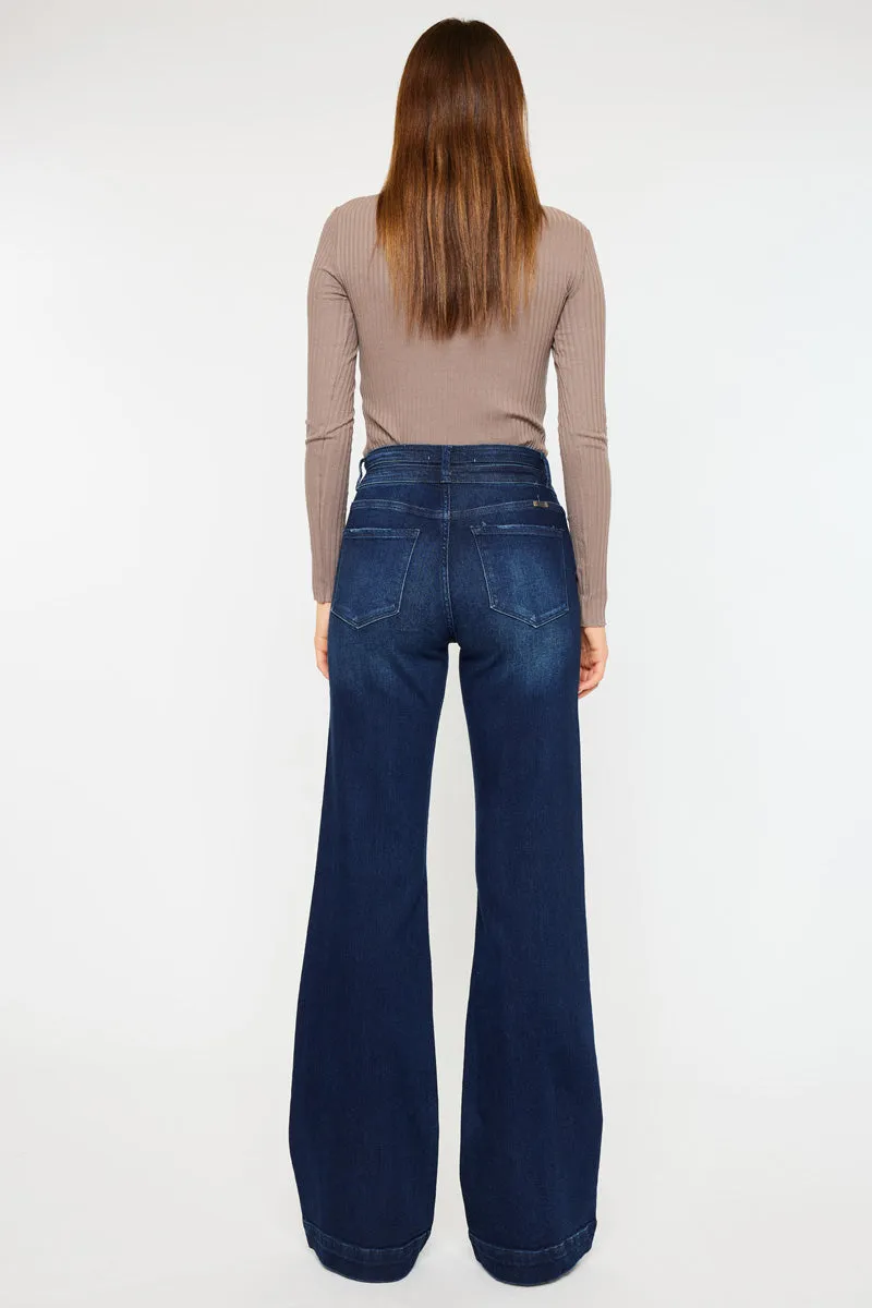 Carlyle High Rise Flare Jeans