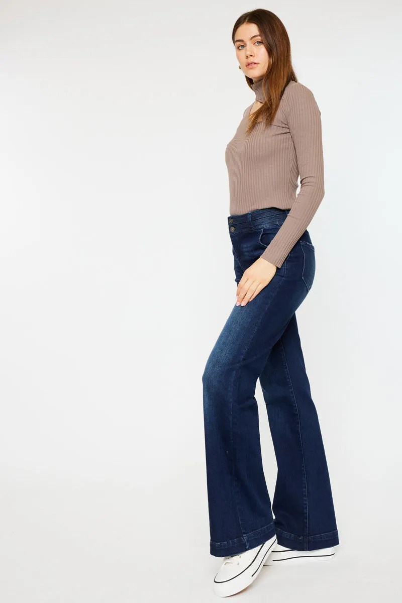 Carlyle High Rise Flare Jeans