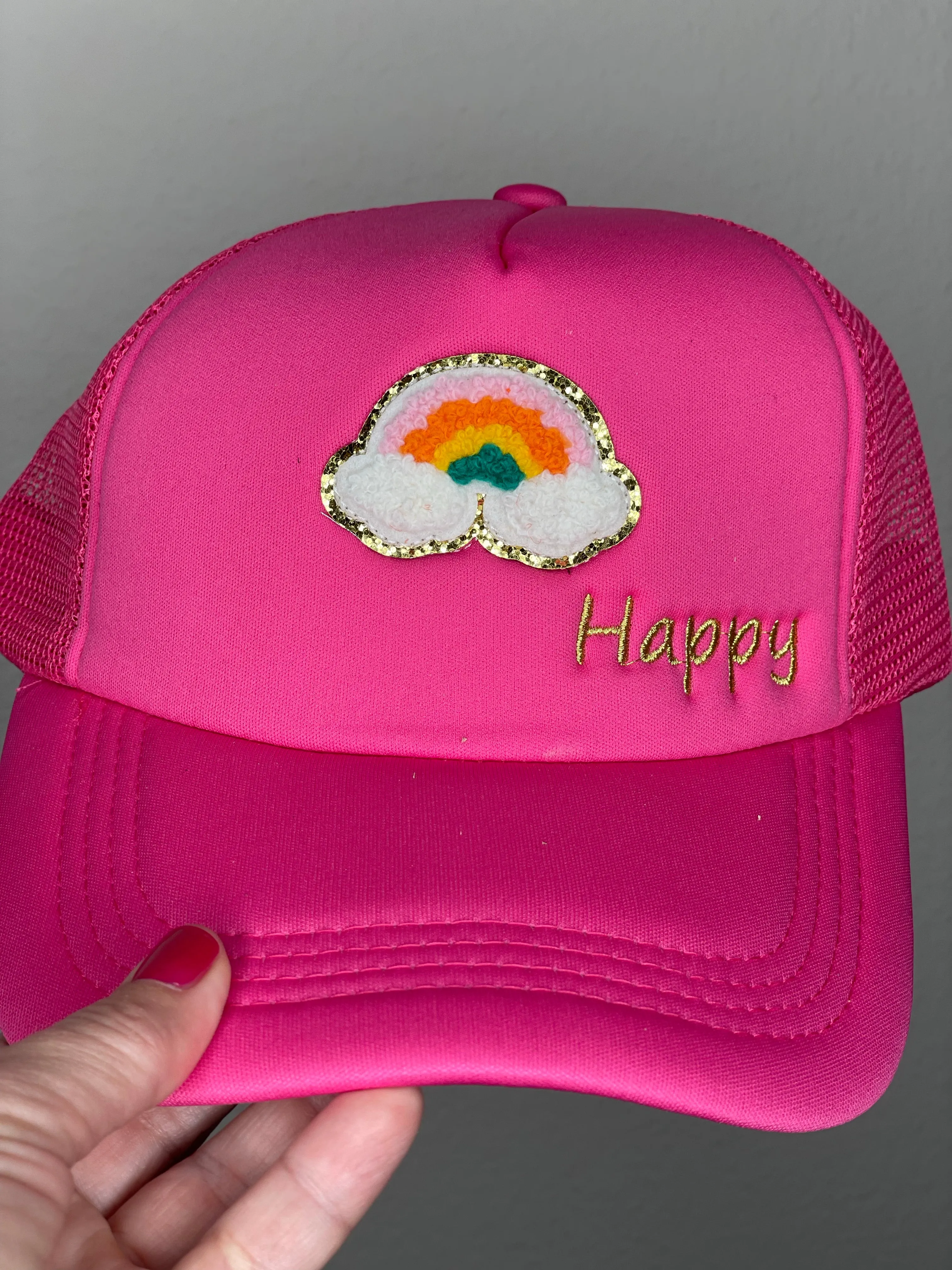 Caryn Lawn Happy Trucker Hat