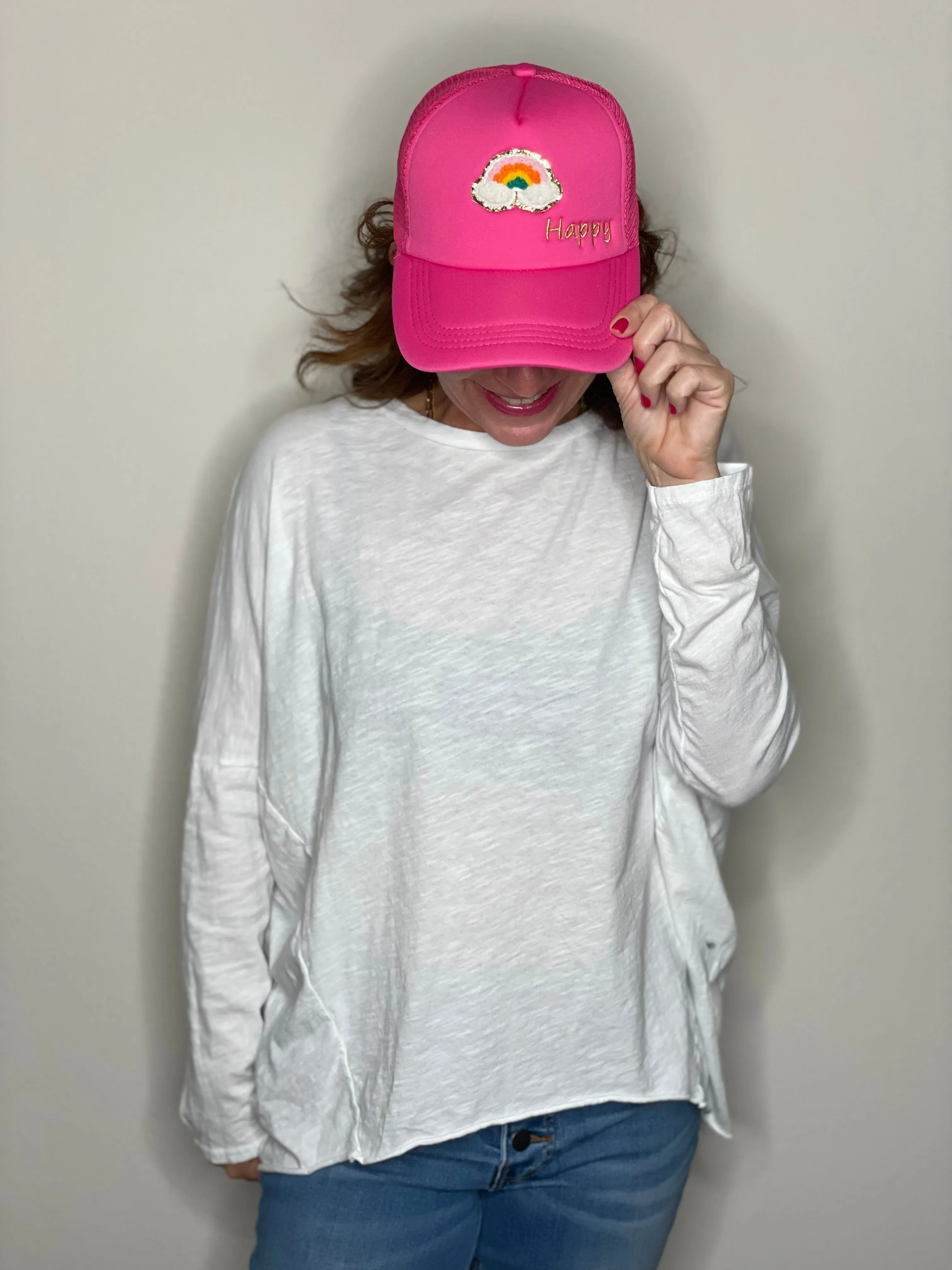 Caryn Lawn Happy Trucker Hat