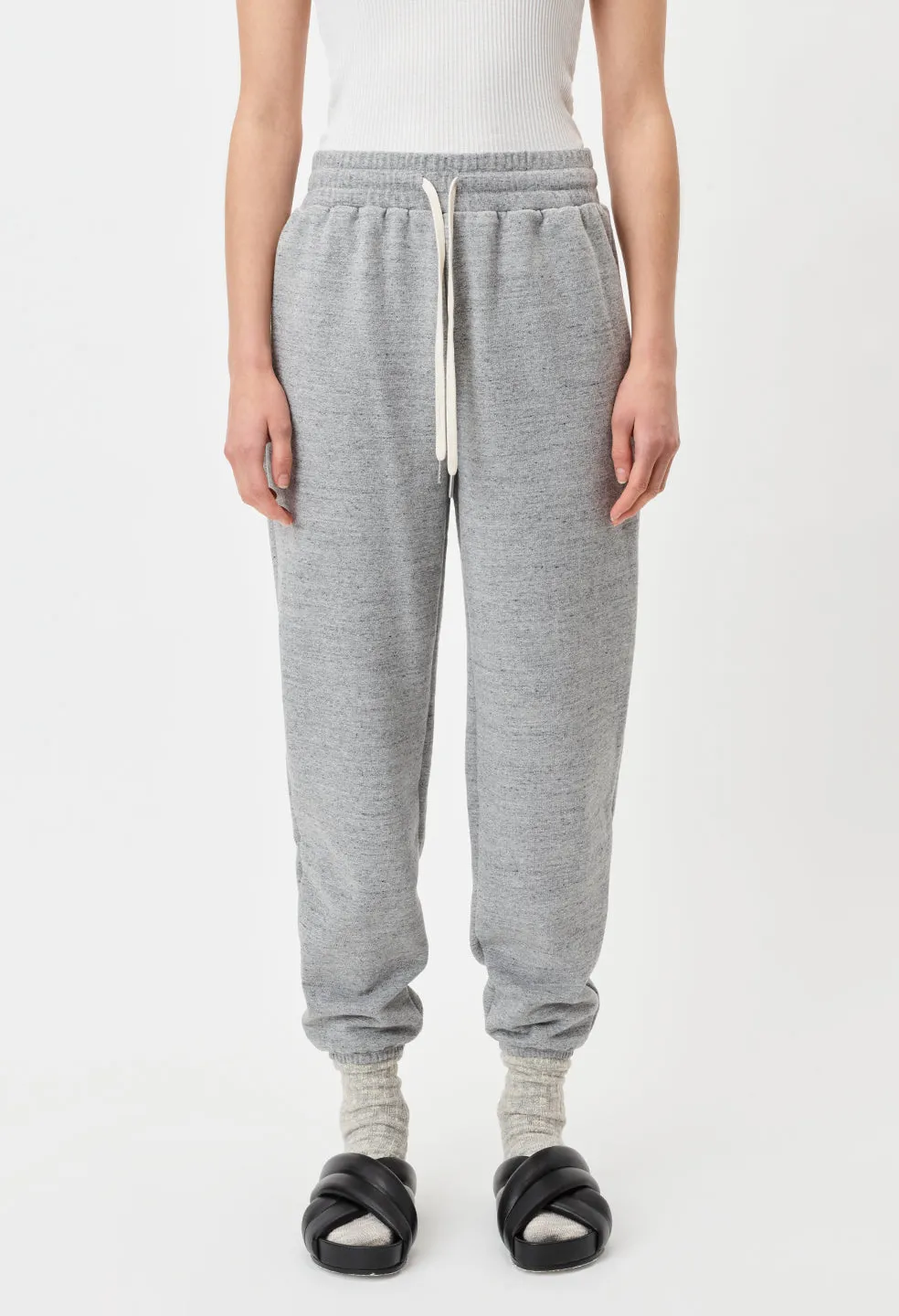 Cashmere Fleece Women’s LA Sweatpants / Heather Grey