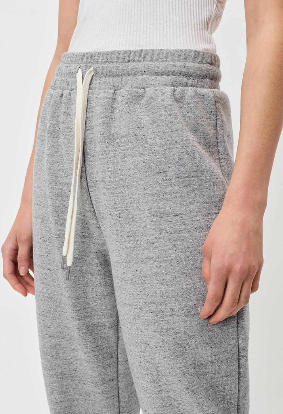 Cashmere Fleece Women’s LA Sweatpants / Heather Grey