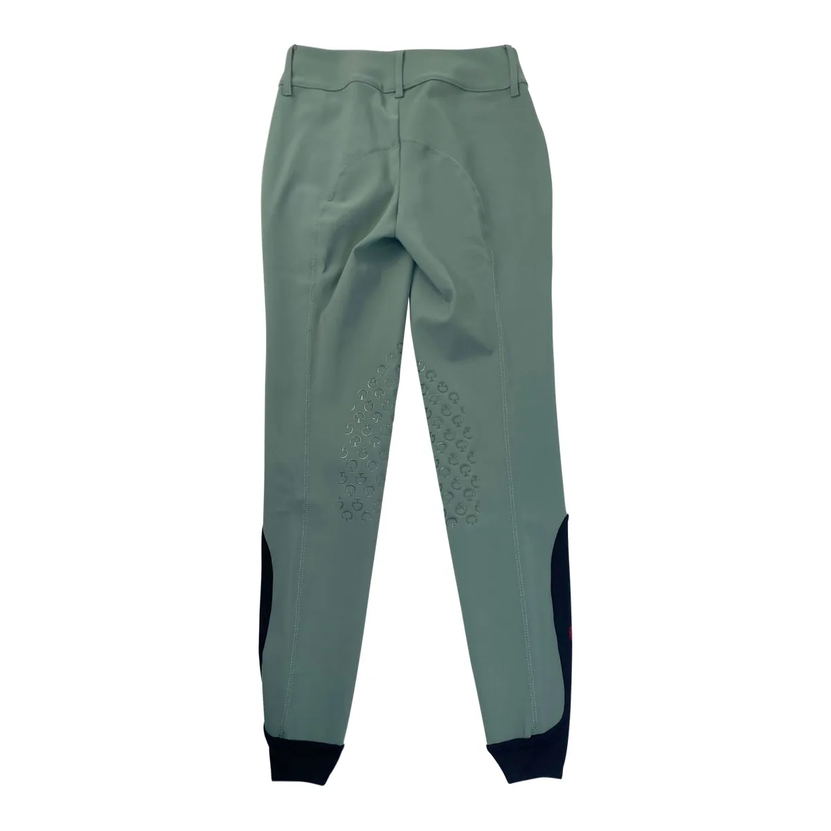 Cavalleria Toscana 'American' High Rise Jumping Breeches in Emerald Grey - Women's IT 44 (US 30)