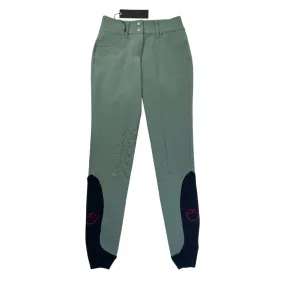 Cavalleria Toscana 'American' High Rise Jumping Breeches in Emerald Grey - Women's IT 44 (US 30)