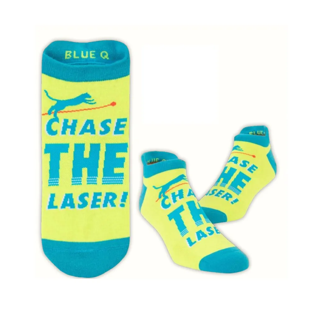 Chase The Laser Athletic Sneaker Socks - Unisex