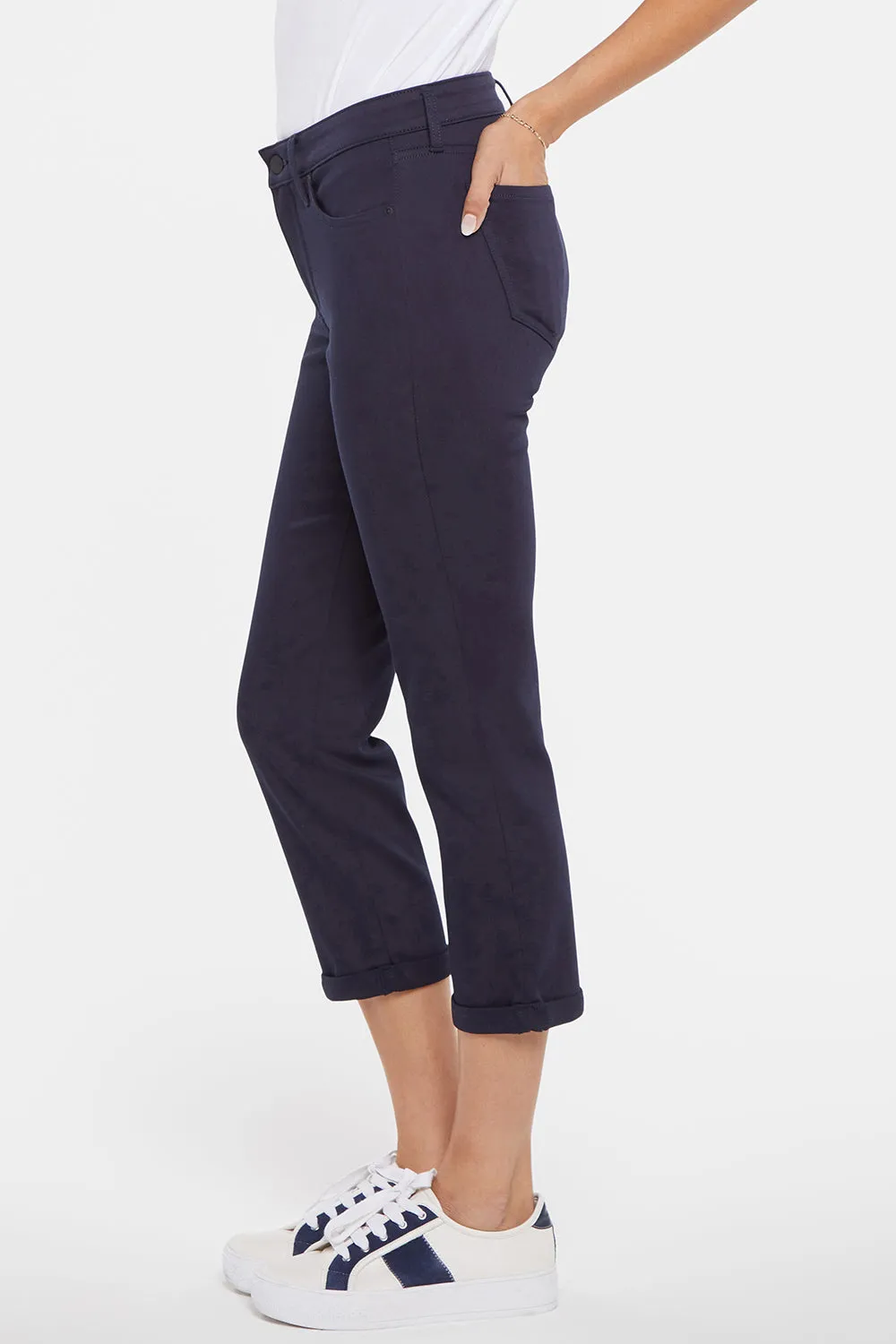 Chloe Skinny Capri Jeans - Dark Rinse