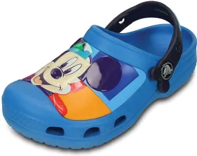 Crocs children's sabot sandal Creative Mickey Jet Set Clog 202693-4DG ocean blue