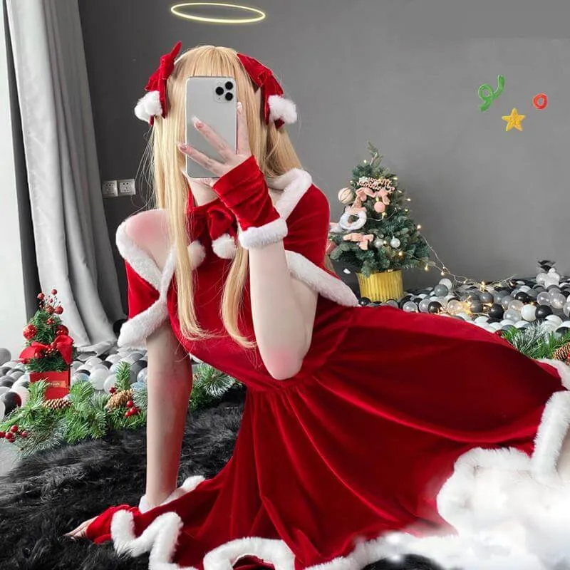 Cute Elegant Cosplay uniform Sexy Bunny Girl Christmas dress BY9012