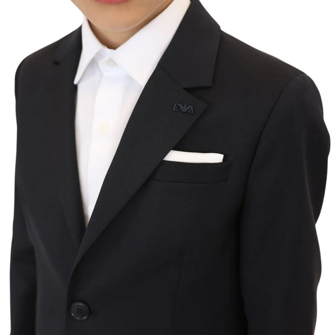 Emporio Armani Boys Classic Slim Fit Wool Suit_ 8N4V02