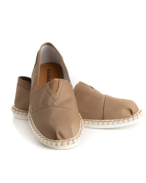 Espadrillas Scarpe Uomo Unisex Tela Estive Mare Camel Cotone Comode Leggere GIOSAL-S1200A