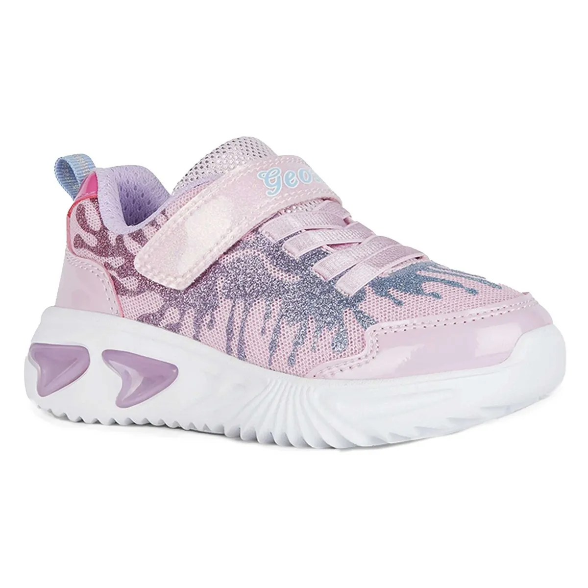 Geox Girl's Assister Pink/Sky (Sizes 26-32)