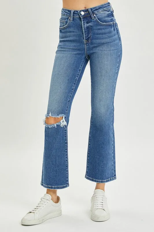 High Rise Distressed Jeans