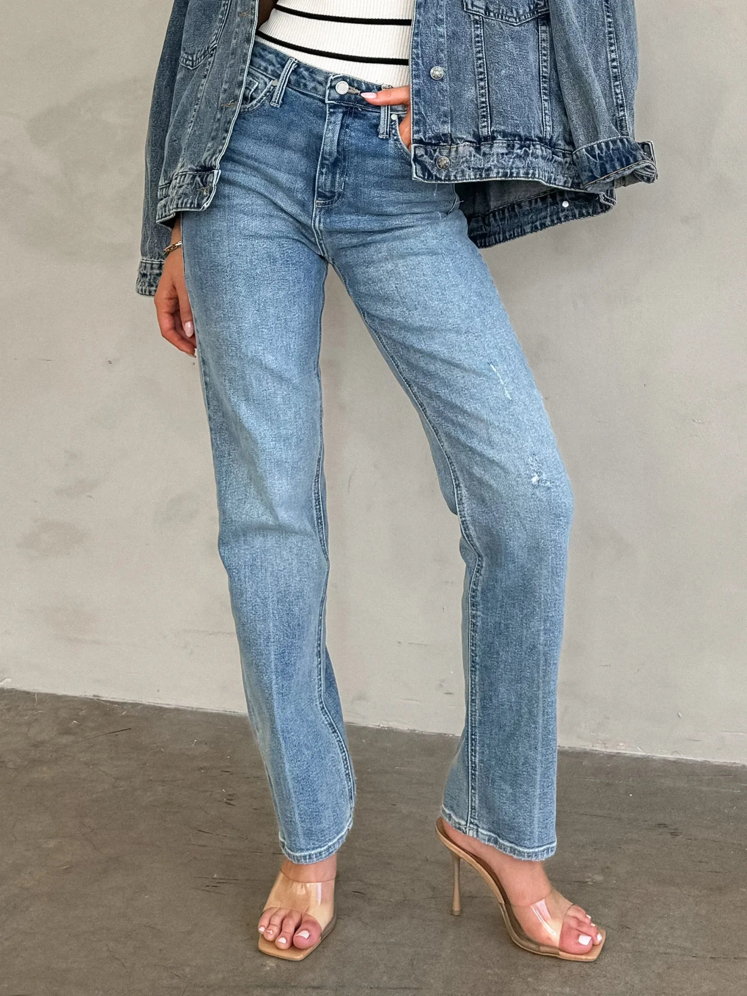 In the End Straight Leg Jeans