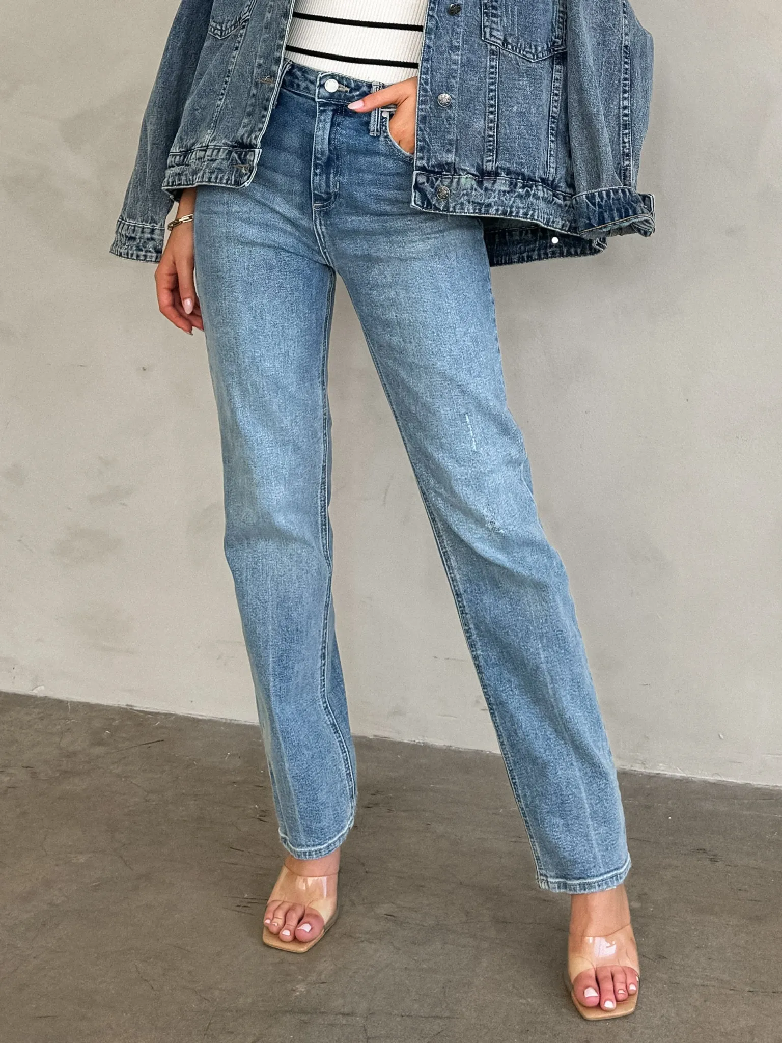 In the End Straight Leg Jeans