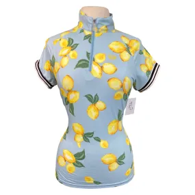 Kastel Denmark Cap Sleeve Shirt in Capri Lemons - Women's Small