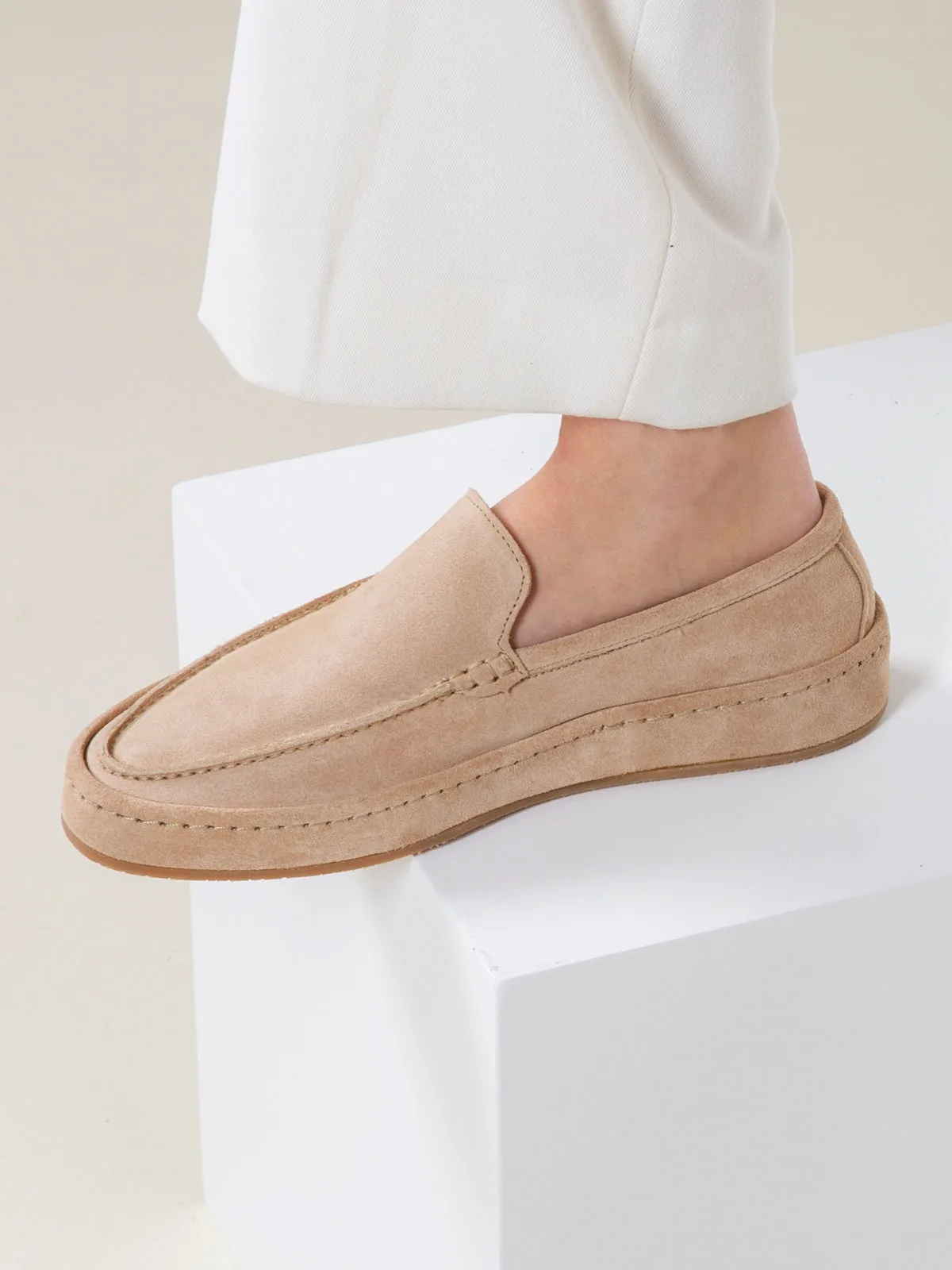 Lady Light Beige Voyager Loafer