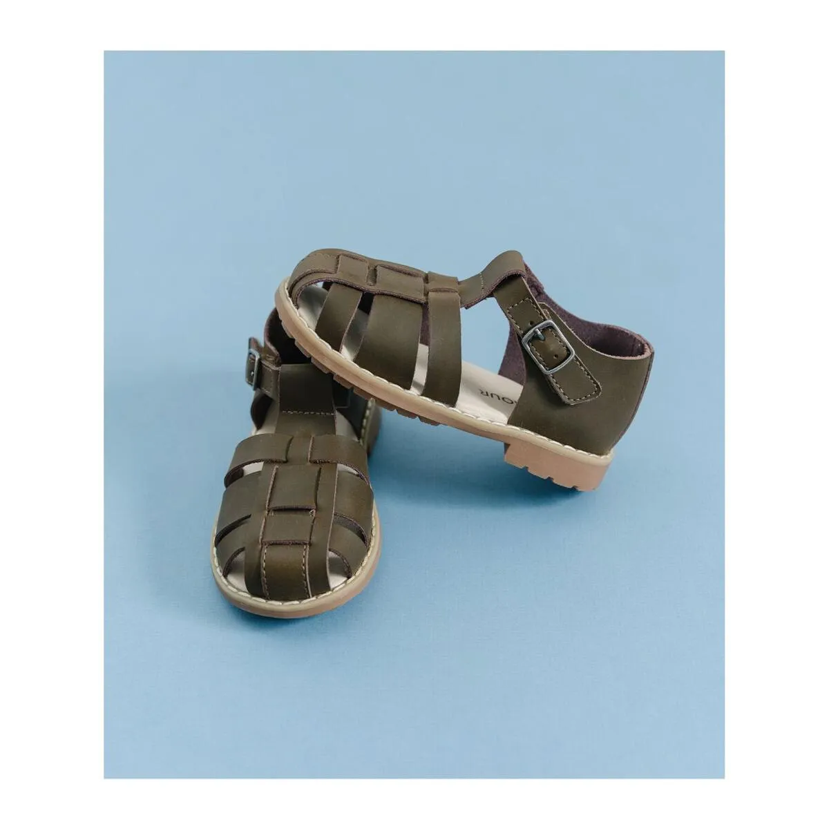 l'amour - Brown Aiden Fisherman Sandal