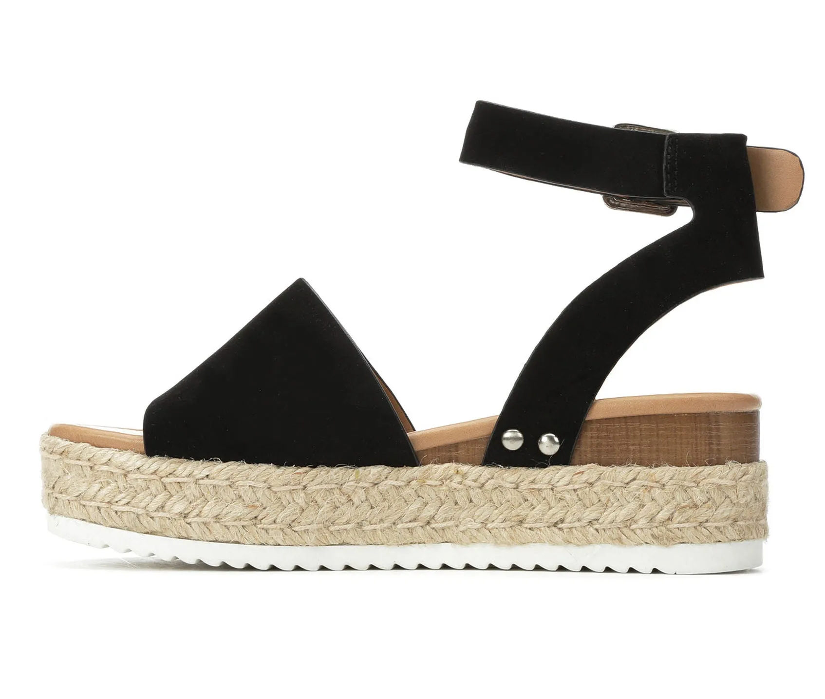 Lauren Platform Sandals-Black