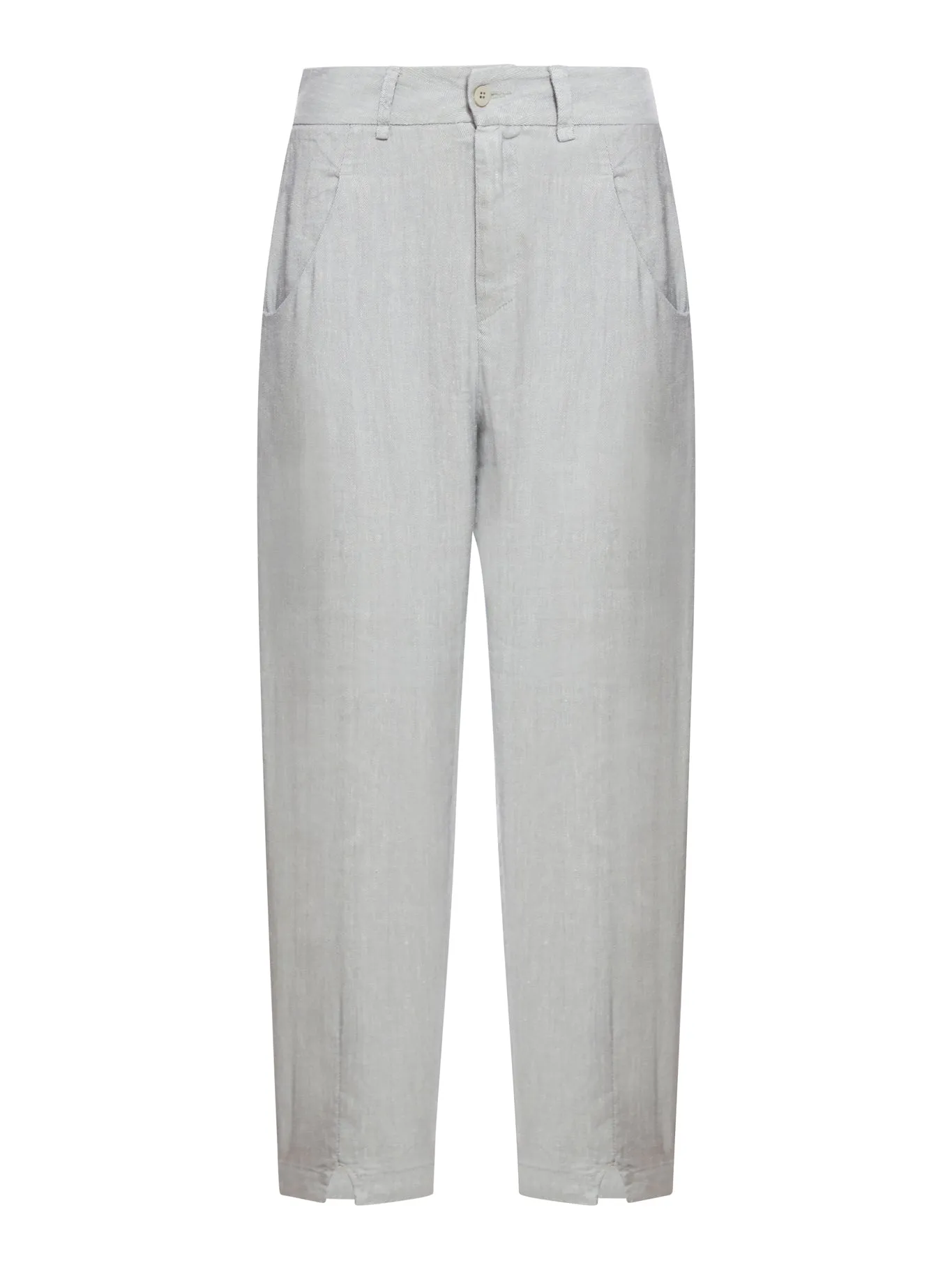 linen blend trousers