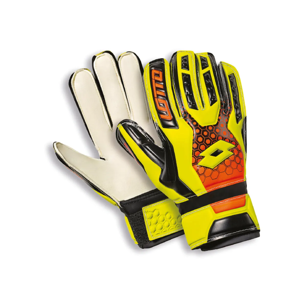 Lotto boys' goalkeeper glove Glove GK Spider 900 L53156 0WN yellow-orange