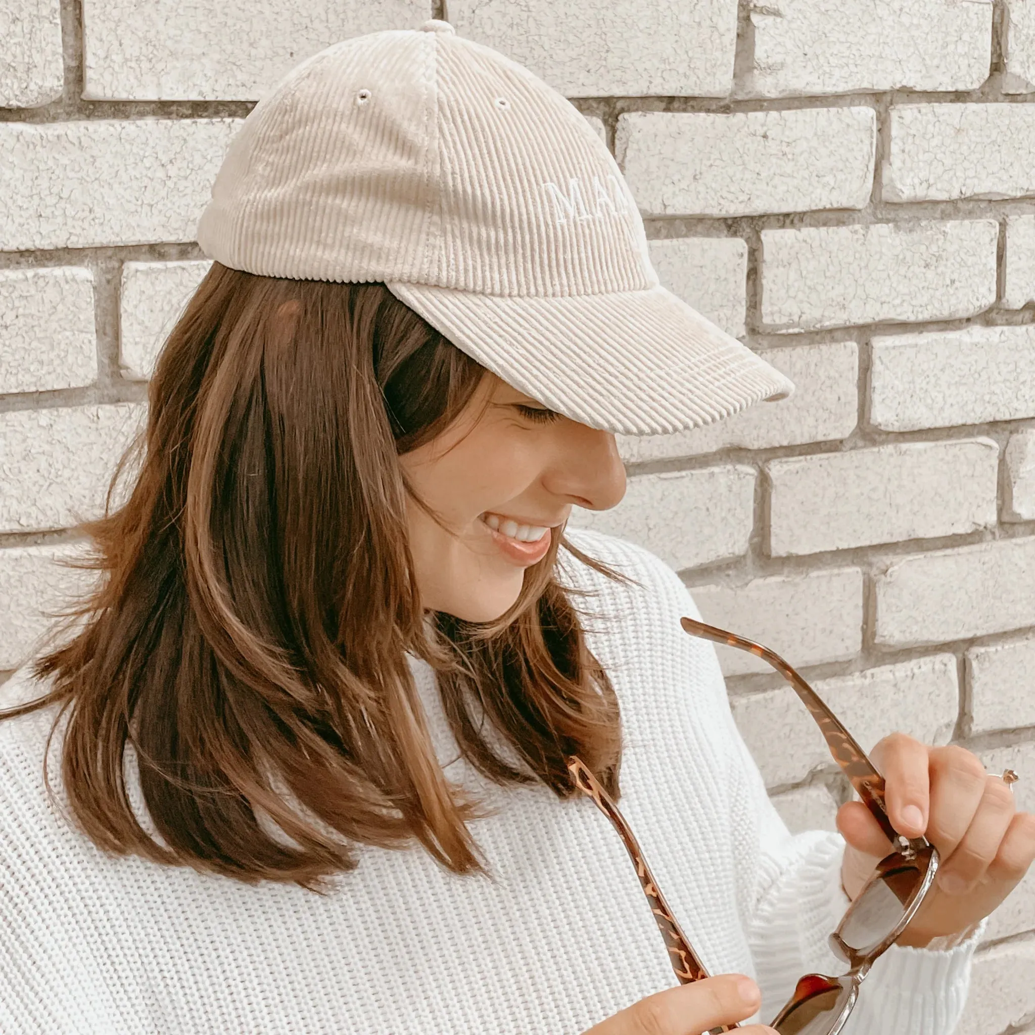 'Mama' Corduroy Cap