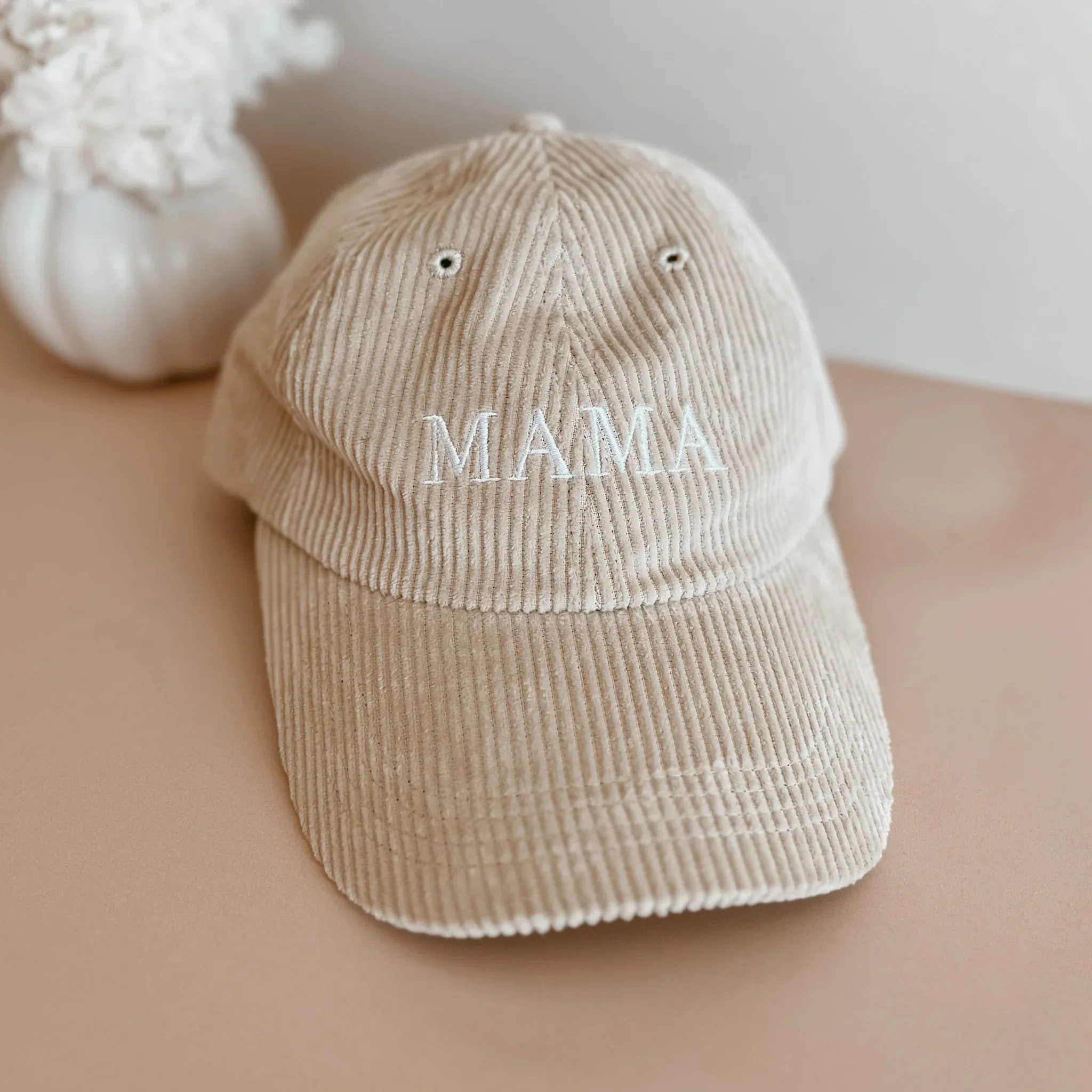 'Mama' Corduroy Cap